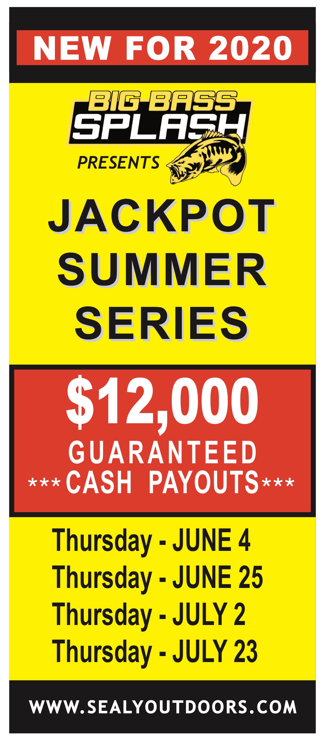 Jackpot Summer Series Sealy Outdoors